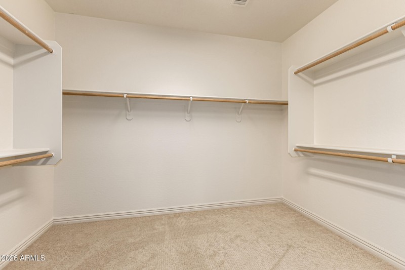 Large Walk-in Master Closet
