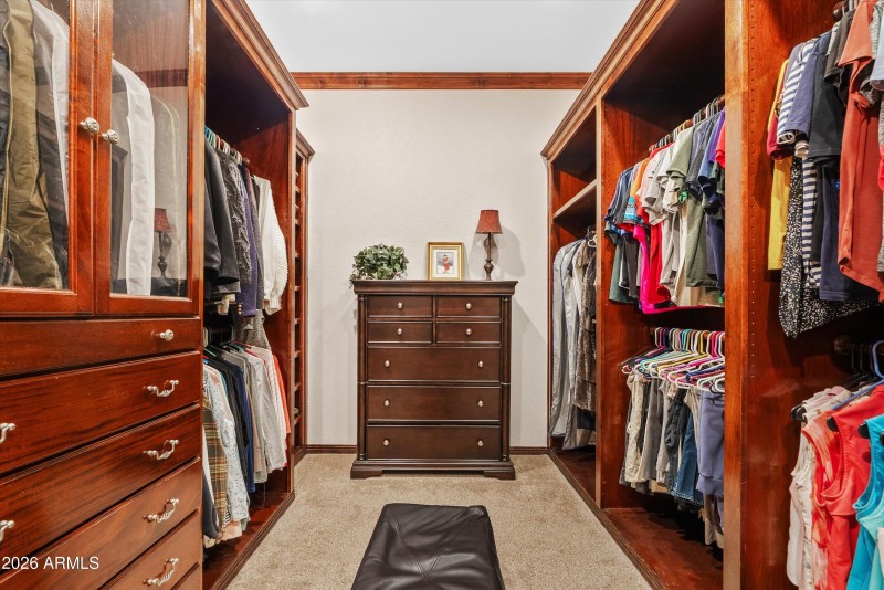 His and Her Closets- Primary Suite