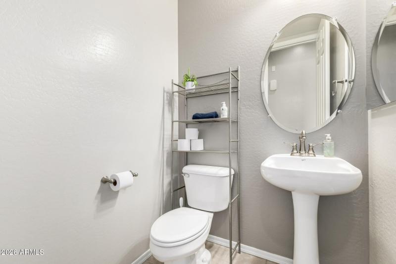 Guest Bathroom Poinsettia