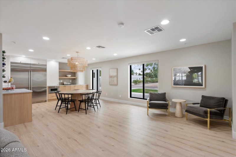 Dining And Sitting Area w Natural Light