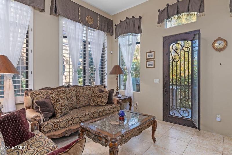 Living Room and Door To Patio