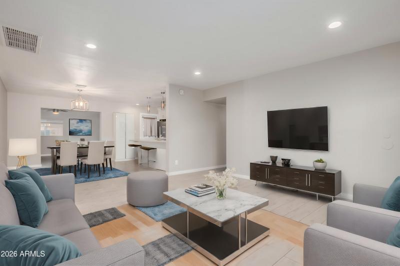 1208 W 6TH ST - living and dining