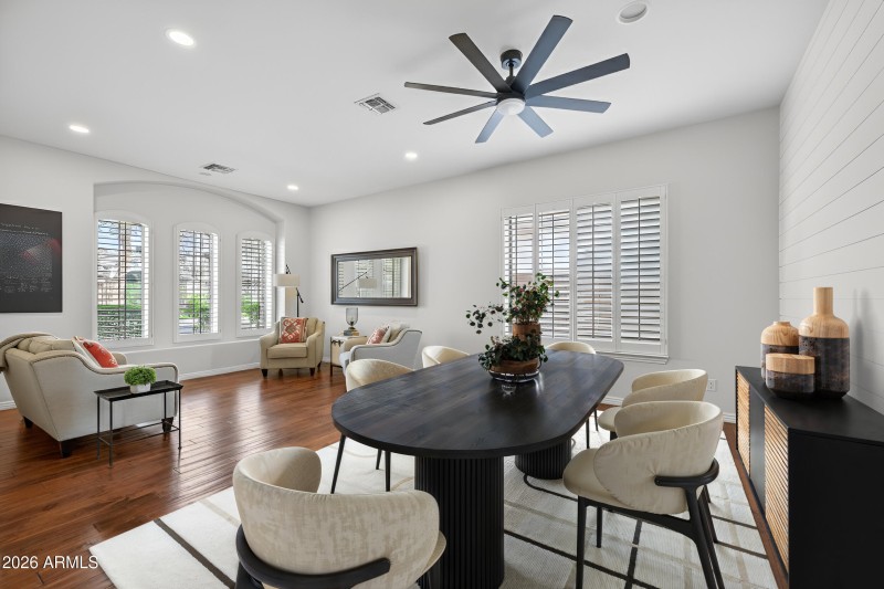 Living room Virtually Staged