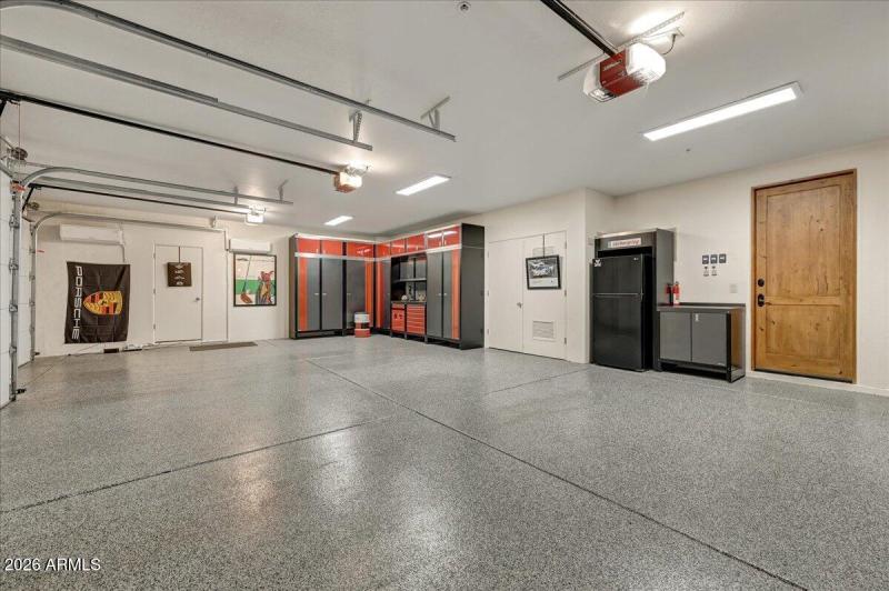 3 Car Garage with Epoxy Floor