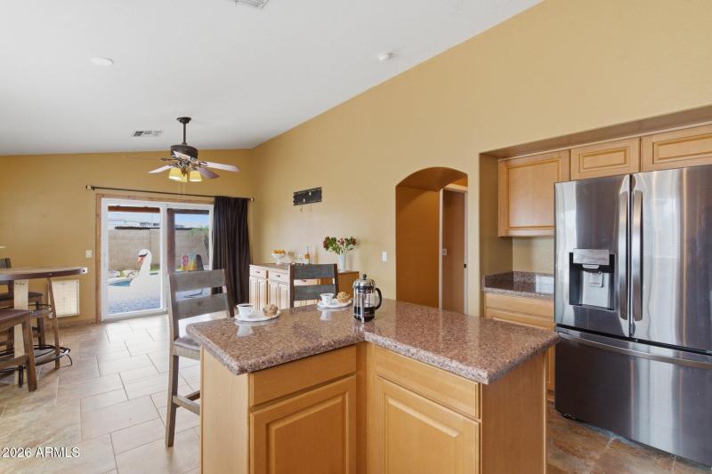 Ample storage and countertops