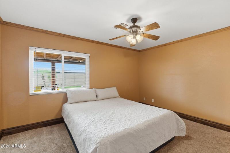 Primary bedroom and updated window