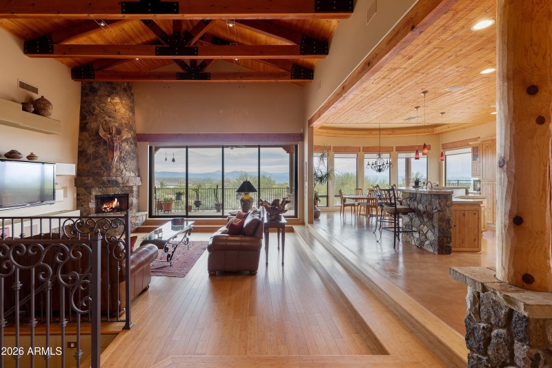 Great Room w/ Mountain Views