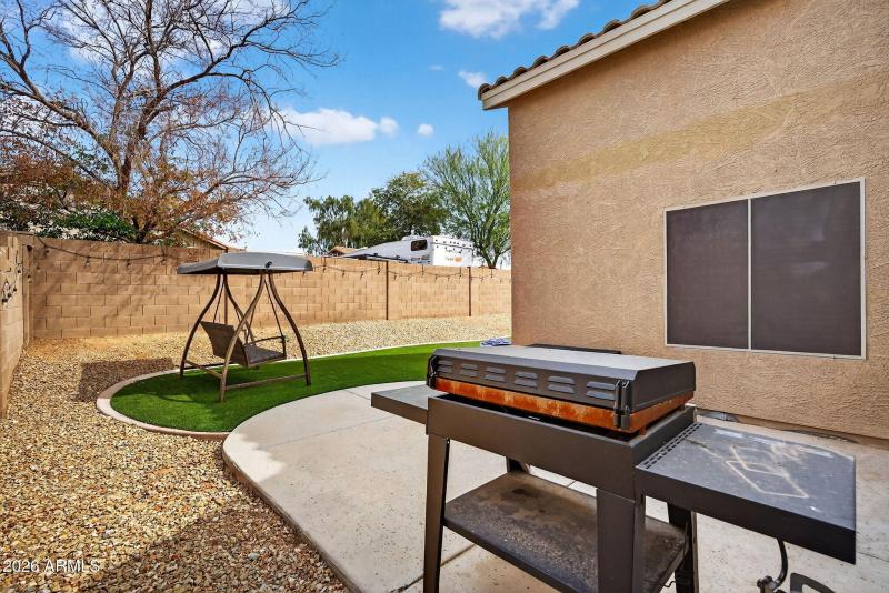 Backyard – Patio Area
