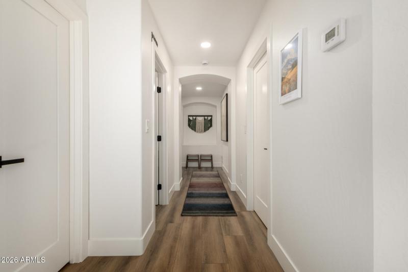 Downstairs hallway to Primary