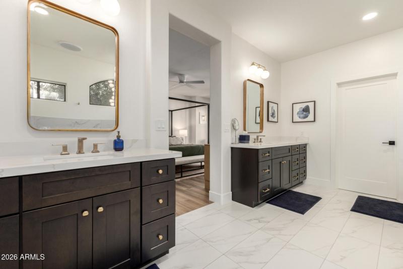 Primary Bathroom w/ Dual Vanities