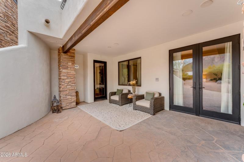 Patio outside master