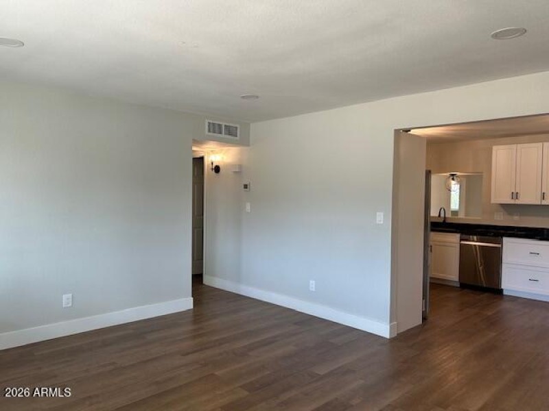 view from front entry