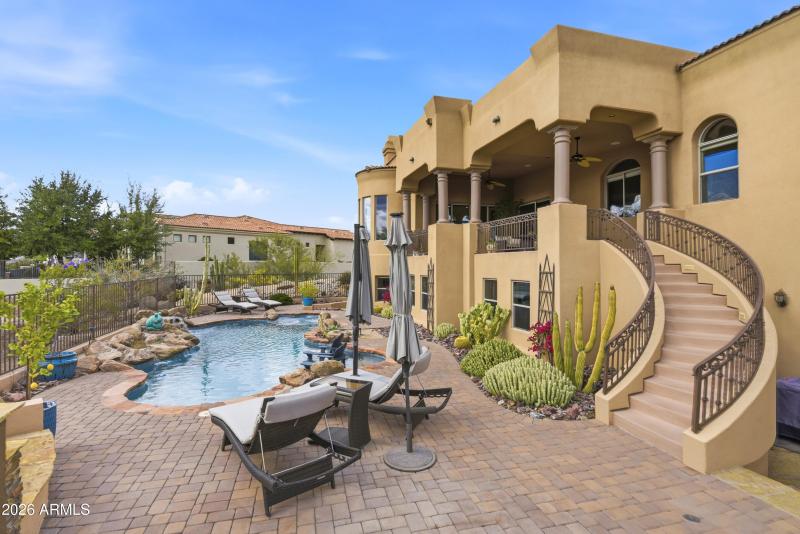 Pool & Spa Stairwell