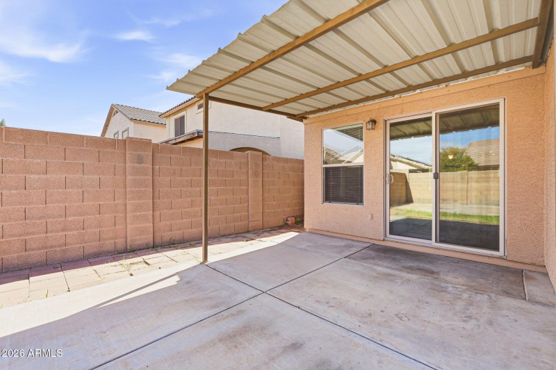 Covered Back Patio