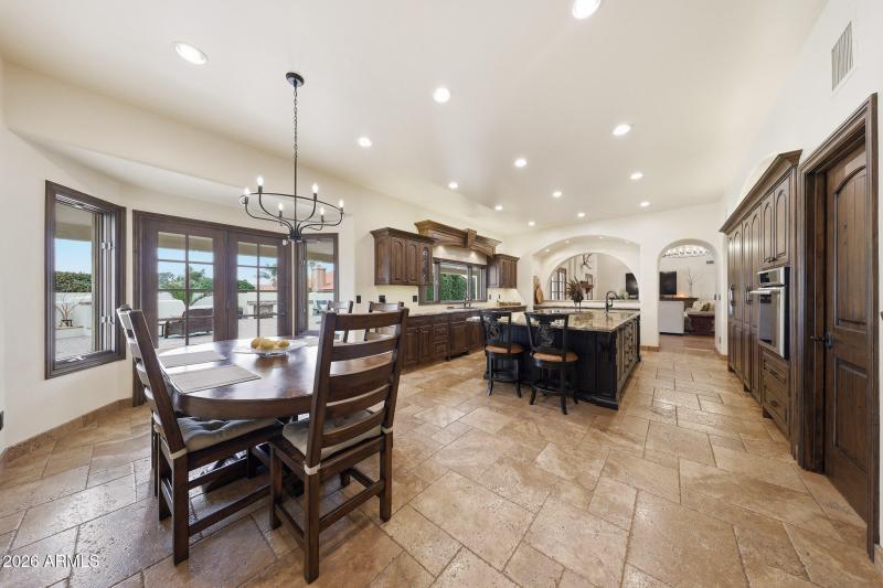 House kitchen and eat in dining