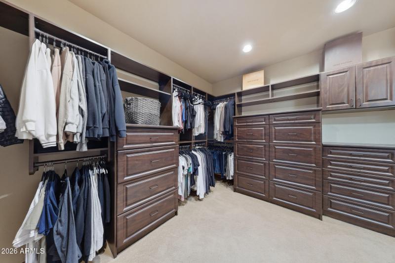 House master closet (partial view)