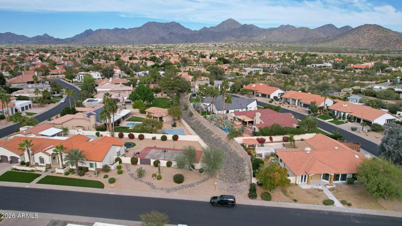 Aerial view of McDowell Mountain