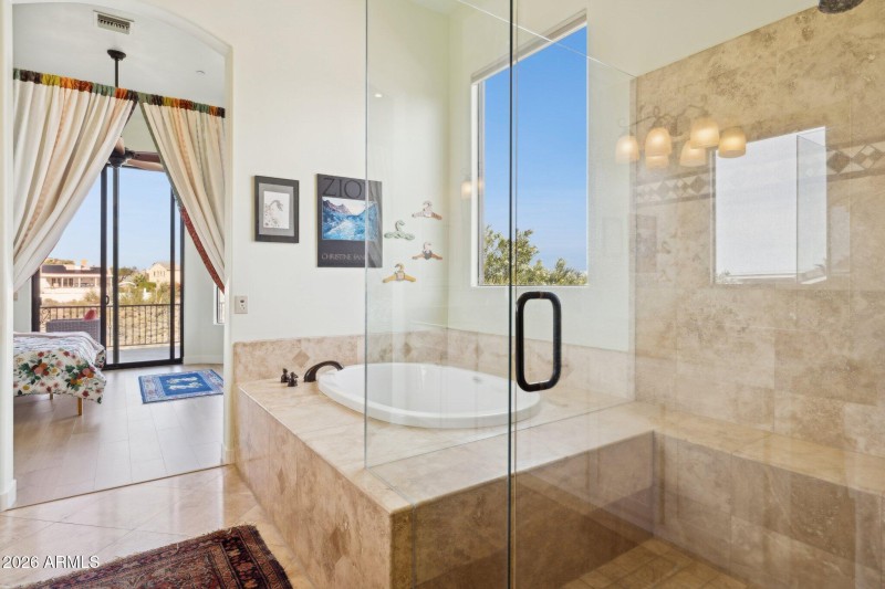 Separate Shower and Jetted Soaking Tub