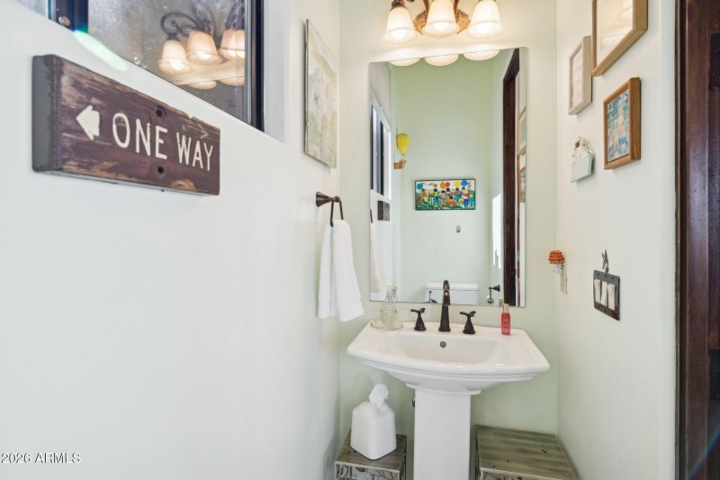 Convenient Half Bath