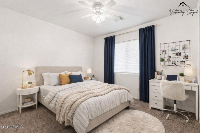 Bedroom 3 Virtually Staged