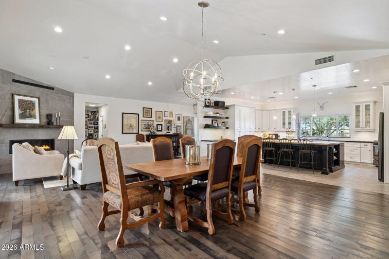 Grat room open to kitchen