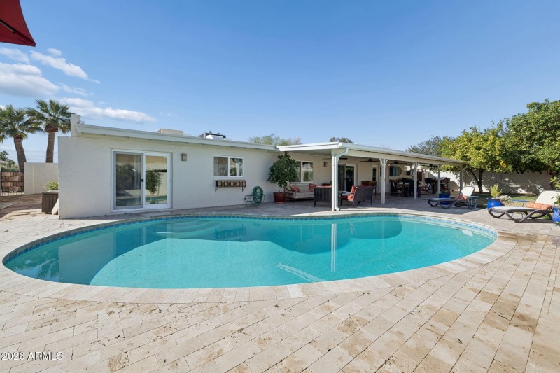 North Facing Backyard