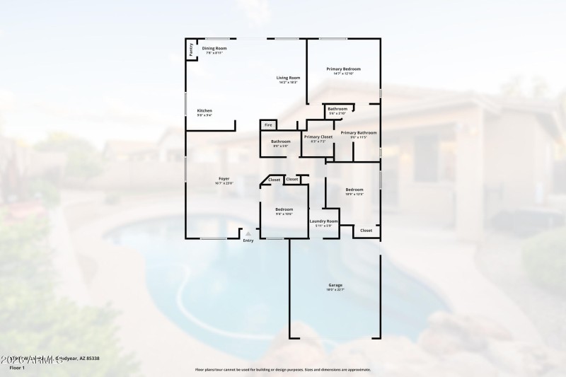 1600+ sq. ft. of well used space