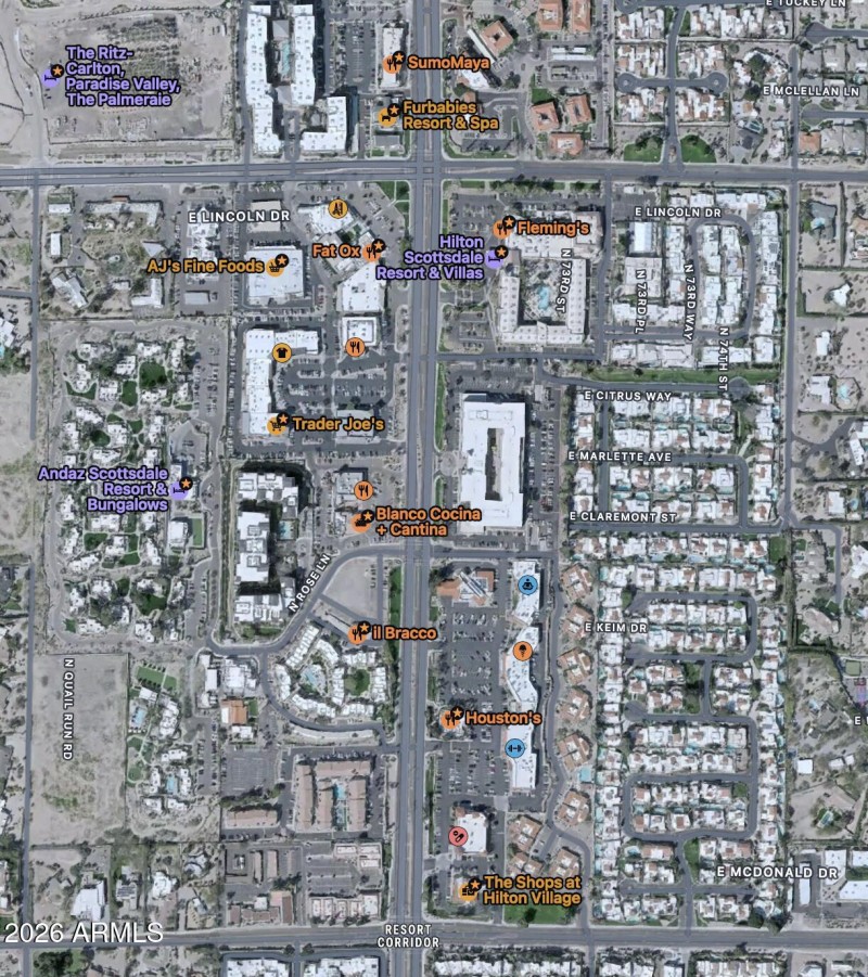 Nearby Dining, Shops & Resorts