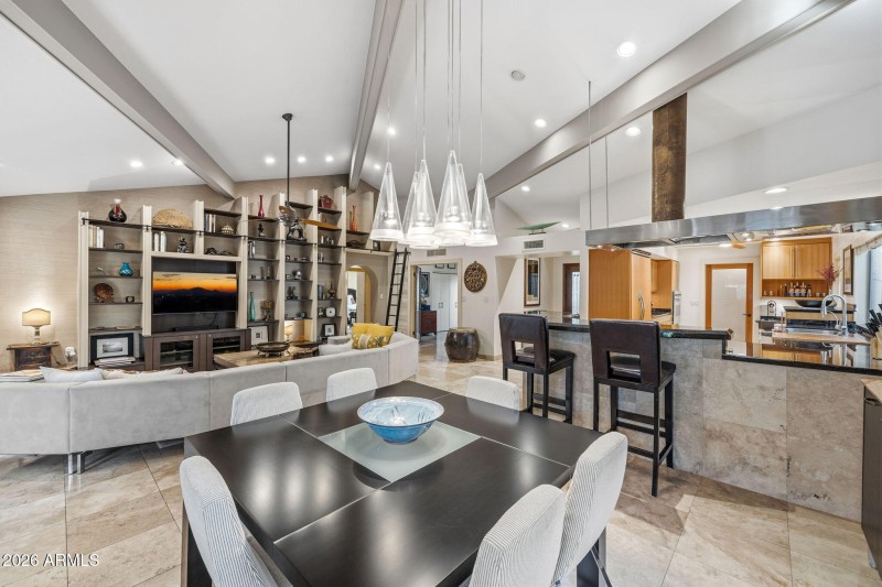 Kitchen opens to great room