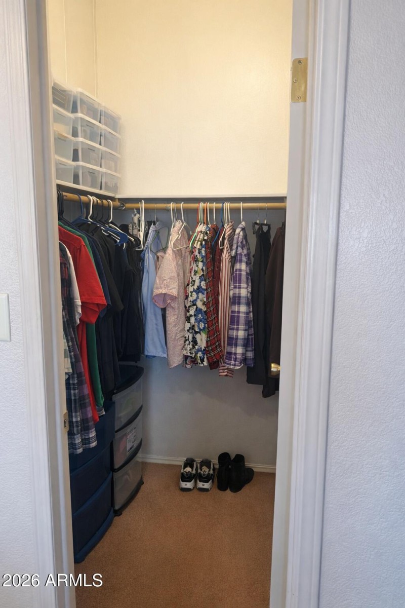 Primary closet