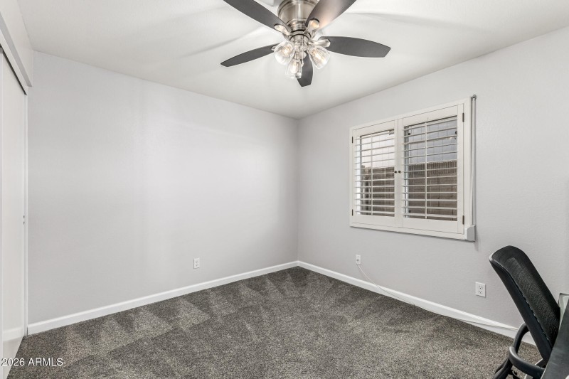 3rd bedroom is a great space