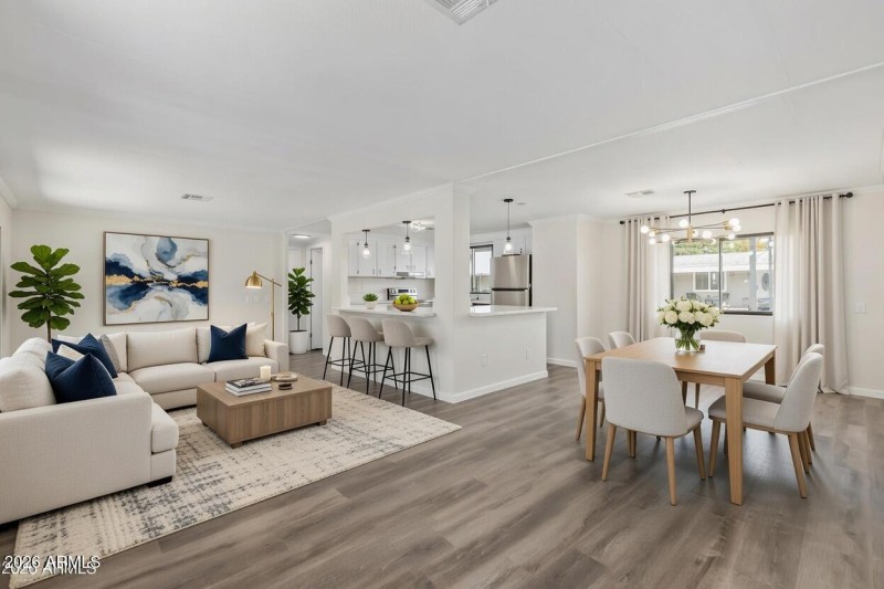 Great Room - Virtually Staged