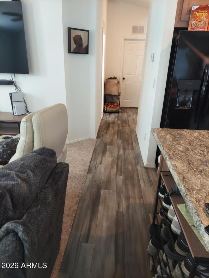 flooring leading to the bedrooms