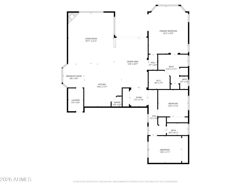 2D Floor Plan for 17798 North Erin Lane