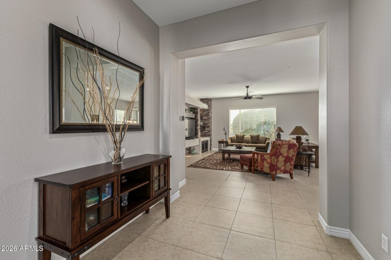 Foyer to open floor plan