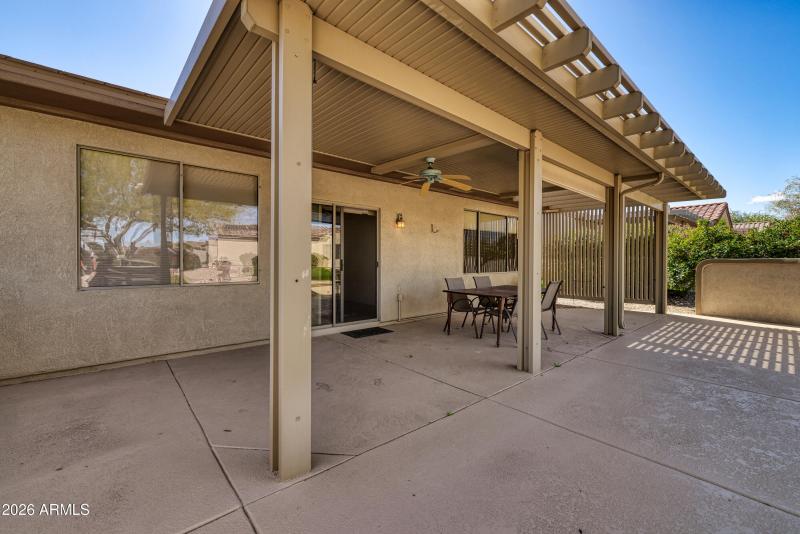 Large Covered Rear Patio
