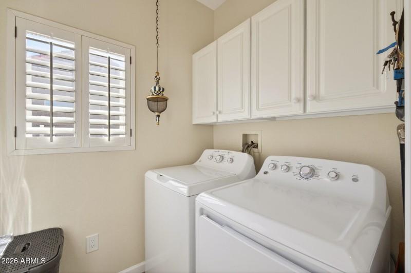 Indoor laundry room