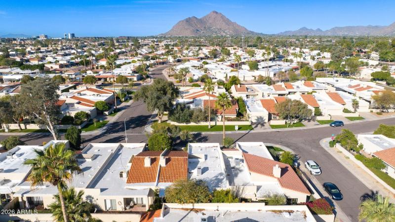 Camelback aerial view