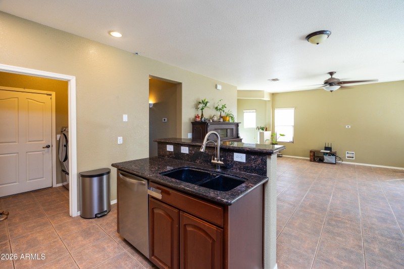 Kitchen to Laundry Room