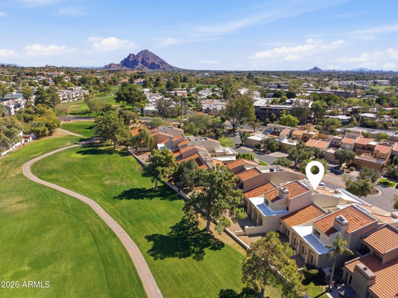 Aerial View to Camelback