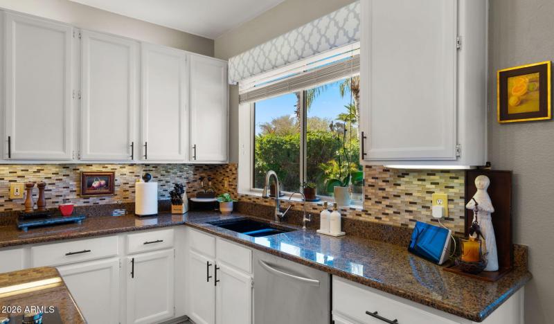 Windows Overlooking Back Patio