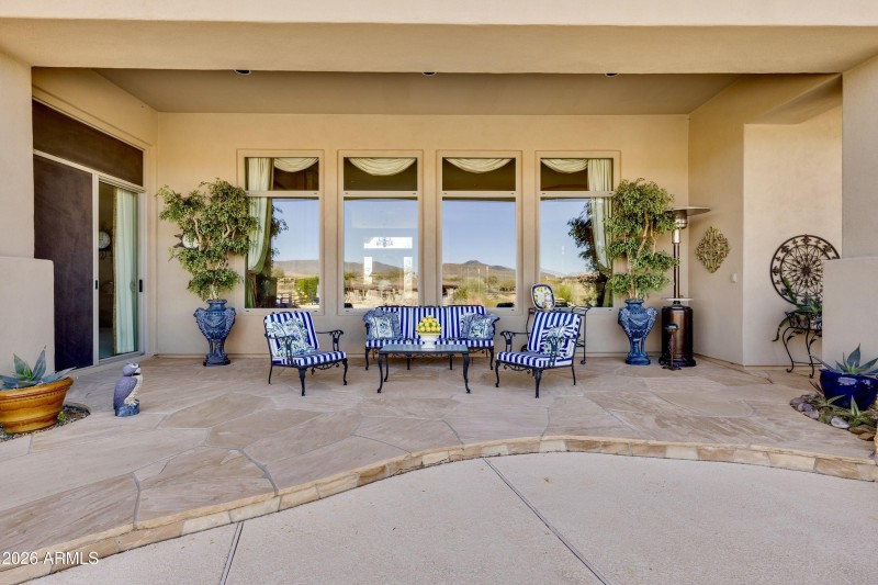 Back patio toward living room
