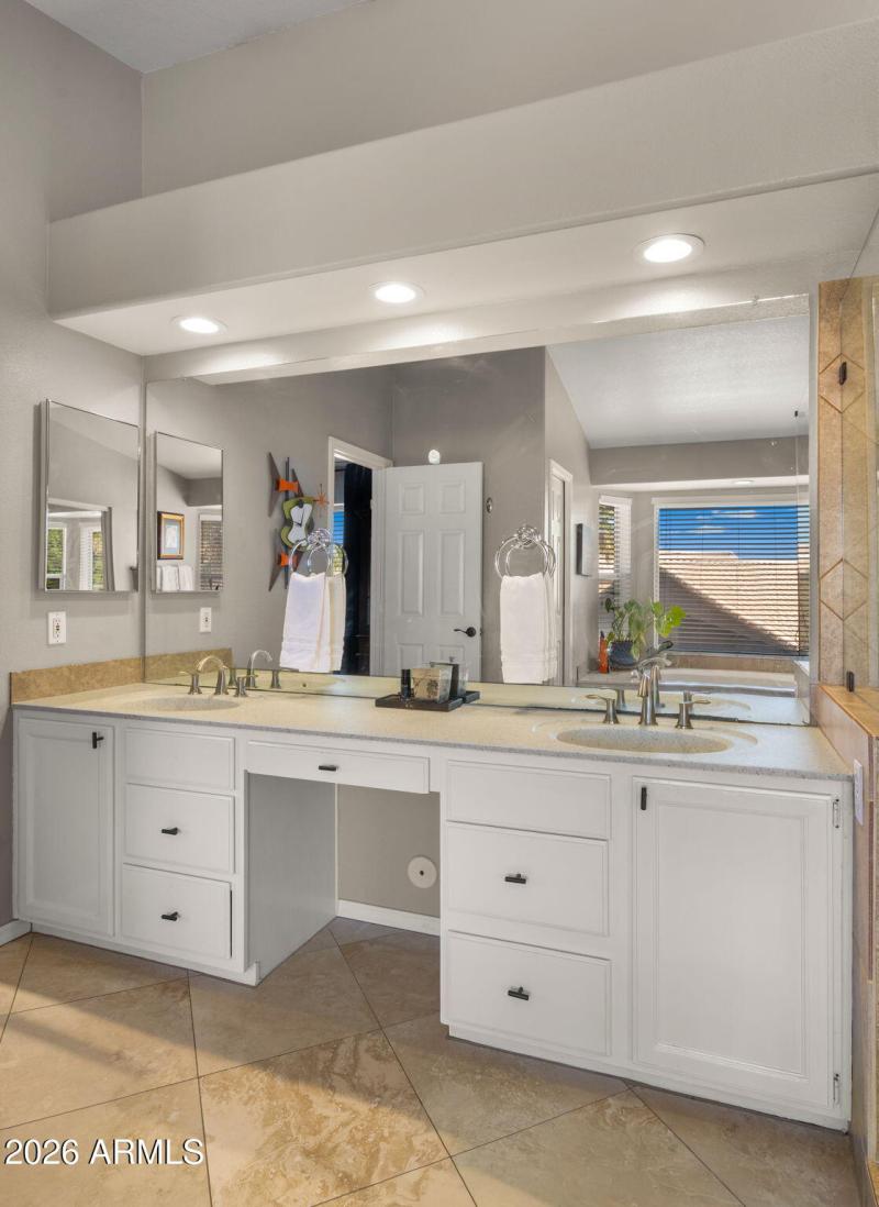 Natural Light filled Primary Bathroom