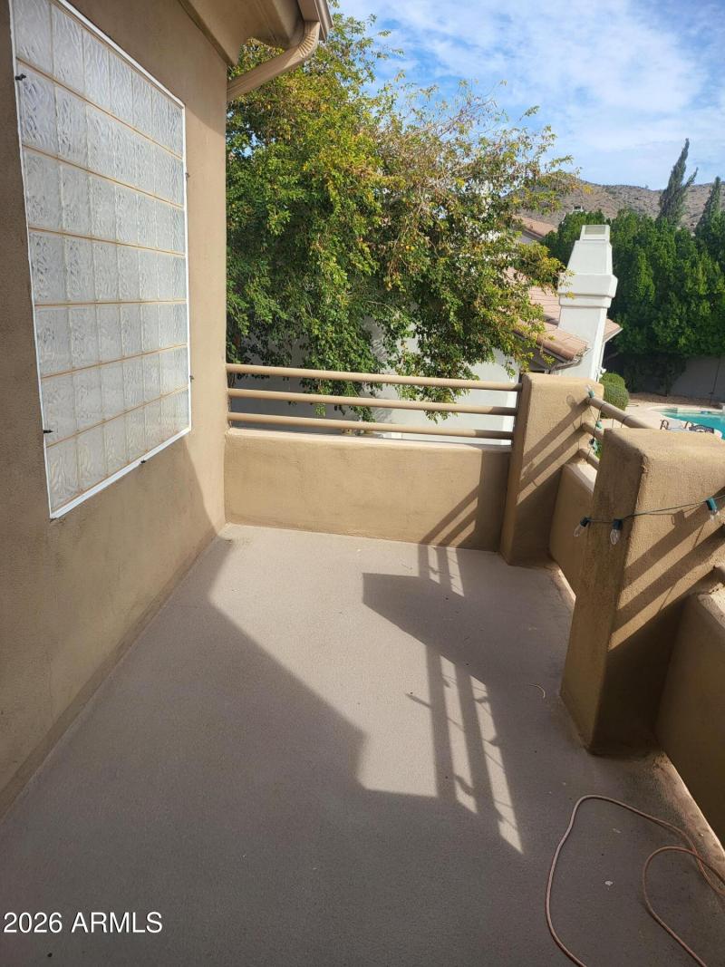 Balcony from Master Bedroom