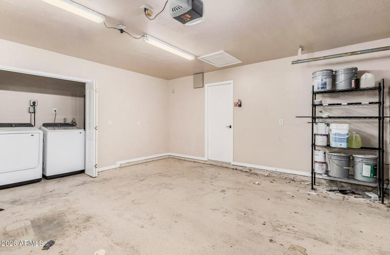 Spacious 2 Car Garage