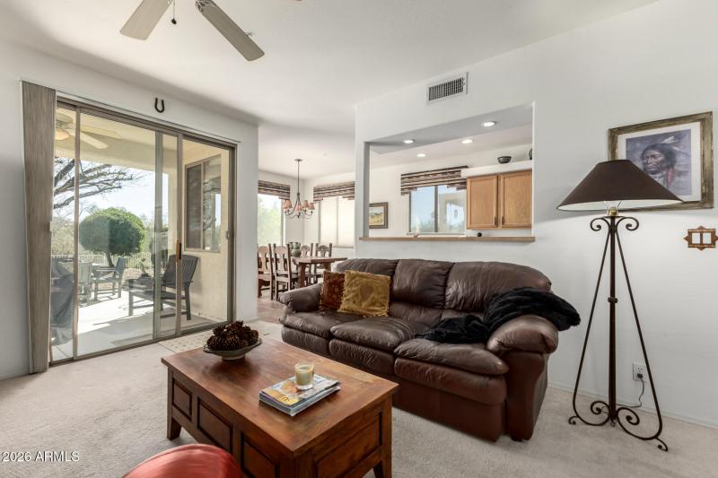 Slider out to back Patio