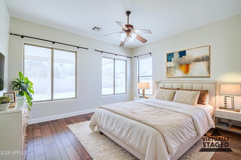 Primary Suite Staged