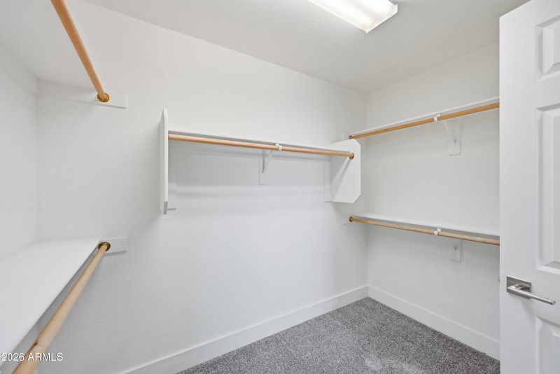 Massive walk-in closet