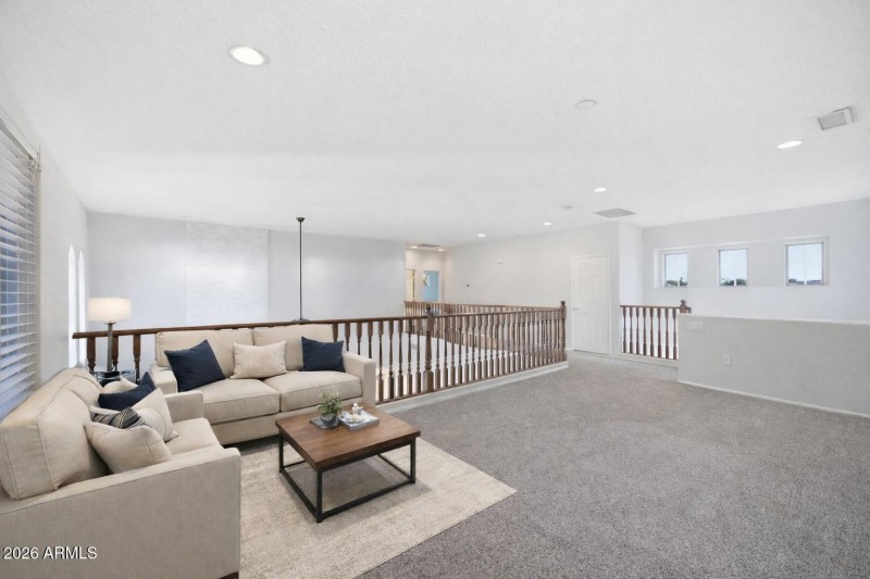 Spacious upstairs bonus room/loft