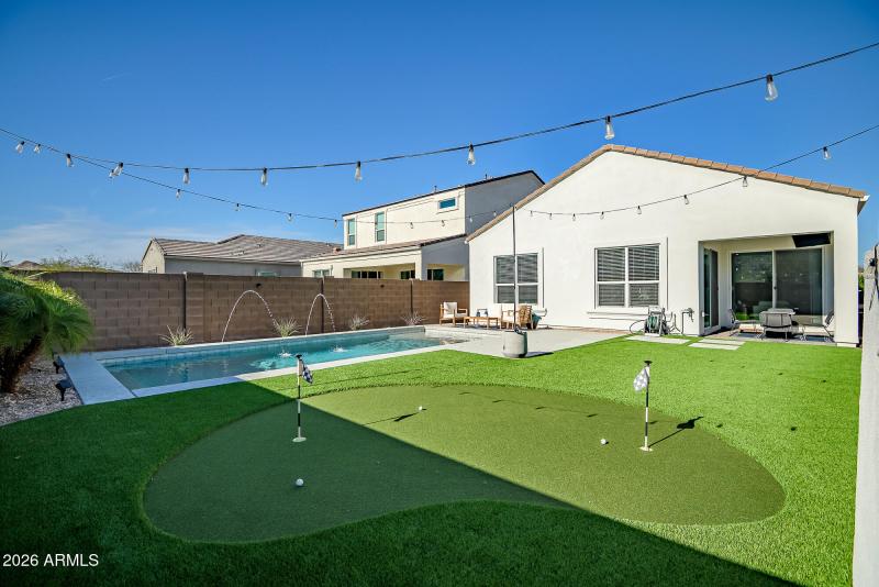 Huge Grass Area with Putting Green